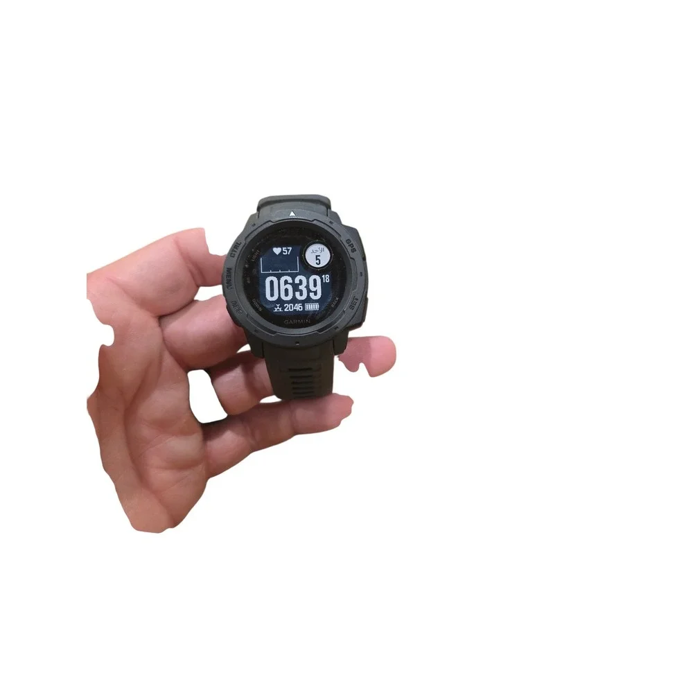 Garmin Instinct Rugged Outdoor Smartwatch GPS Graphite Black 010-02064-00